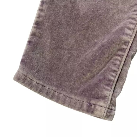 Free People Iridiscent Velvet Skinny Jeans Size 27 or 4 Stretchy Purple Gray - Picture 5 of 7